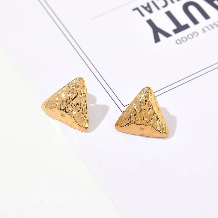 Mix Designs Earrings [304 Stainless Steel,18K Gold Plated]