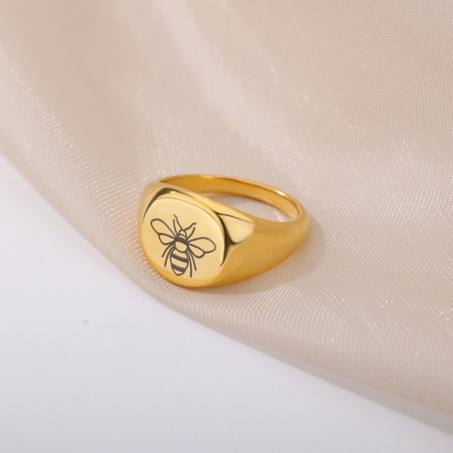 Star Bee Butterfly Ring [304 Stainless Steel]