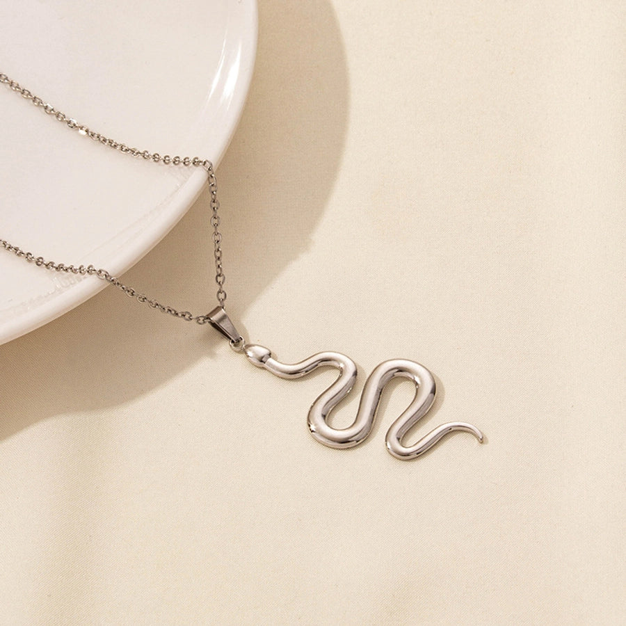 Snake Necklace [304 Stainless Steel]