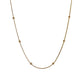 Mix Chain Necklace [304 Stainless Steel,18K Gold Plated]