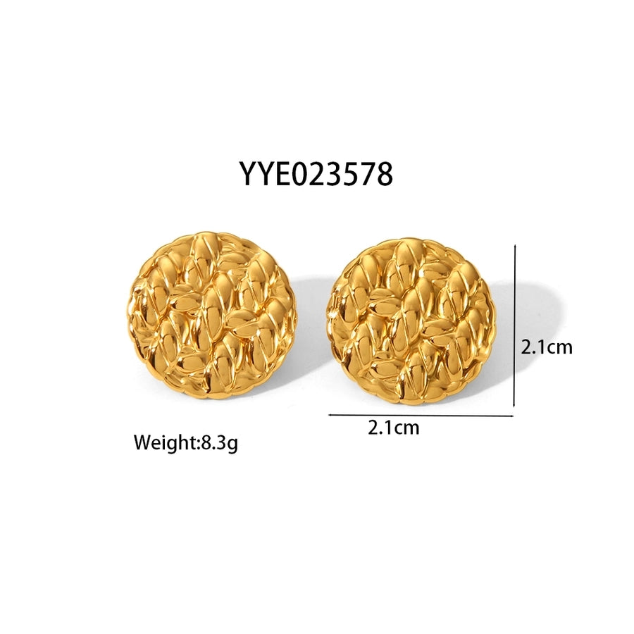 Orecchini di miscelazione disegni [304 acciaio inossidabile, oro 18K placcato]