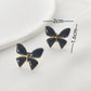 Butterfly Earrings [304 Stainless Steel, 18K Gold Plated]