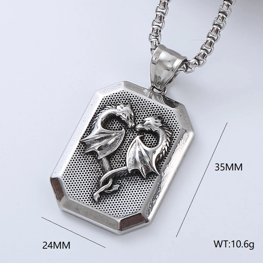 Punk Cool Style Cross Necklace Pendant [304 Stainless Steel]