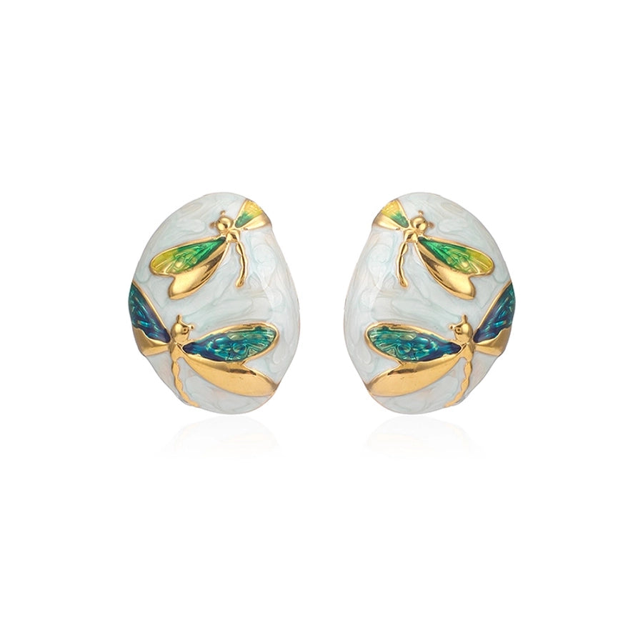 Mosquito Enamel Plating Earrings [304 Stainless Steel]