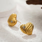 Mix Designs Earrings [Stainless Steel,18K Gold Plated]