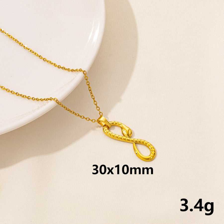 Snake Necklace [304 Stainless Steel]