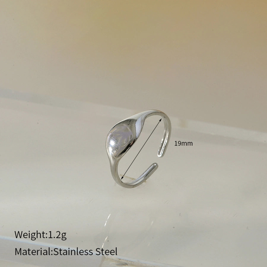 Classic Style Geometric Open Rings [304 Stainless]