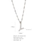 Constellation Zircon Pendant Necklace [304 Stainless Steel ]