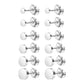 6 Pairs Simple Style Round Plating Stud Earrings [304 Stainless Steel 18K Gold Plated]