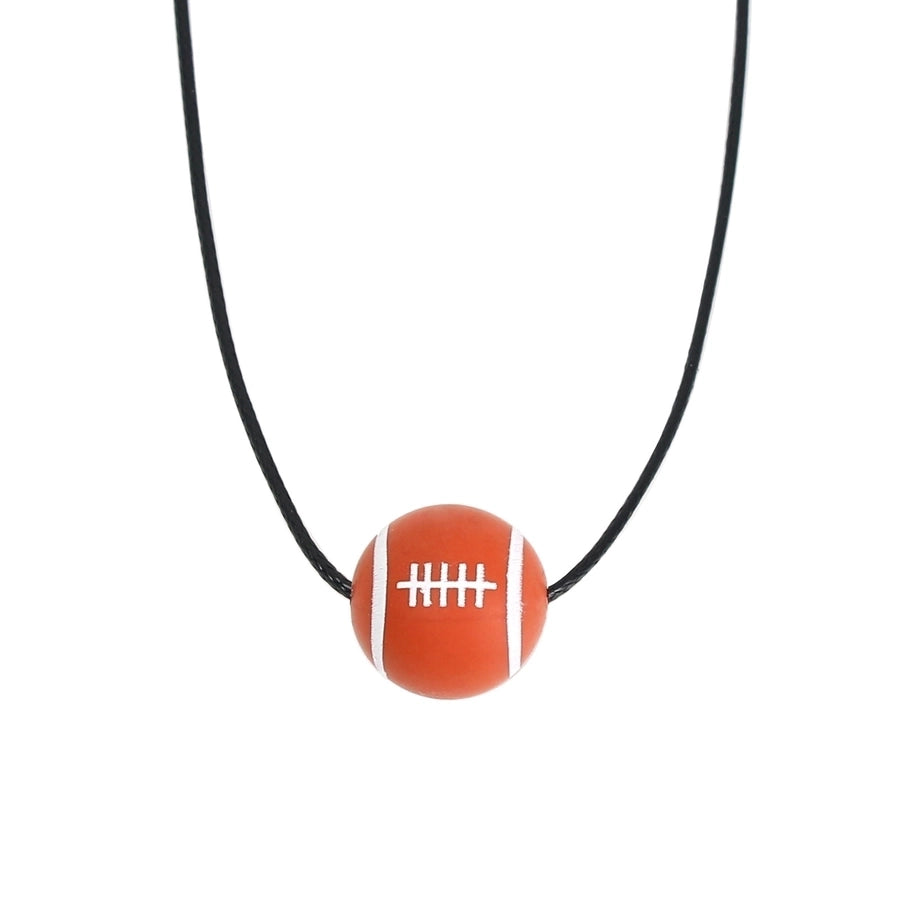 Ball Silica Gel Necklace [304 Stainless Steel]