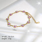 Heart Shape Bracelet [304 Stainless Steel, 18K Gold Plated]