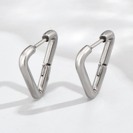 Triangle Earrings [Stainless Steel]