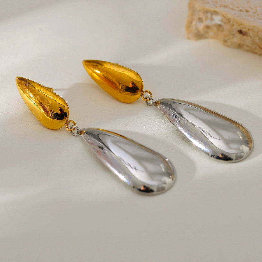 Luxurious Water Droplets Earrings [304 Stainless Steel]