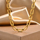 Cable Chain Bracelet/Necklace [304 Stainless Steel,18K Gold Plated]