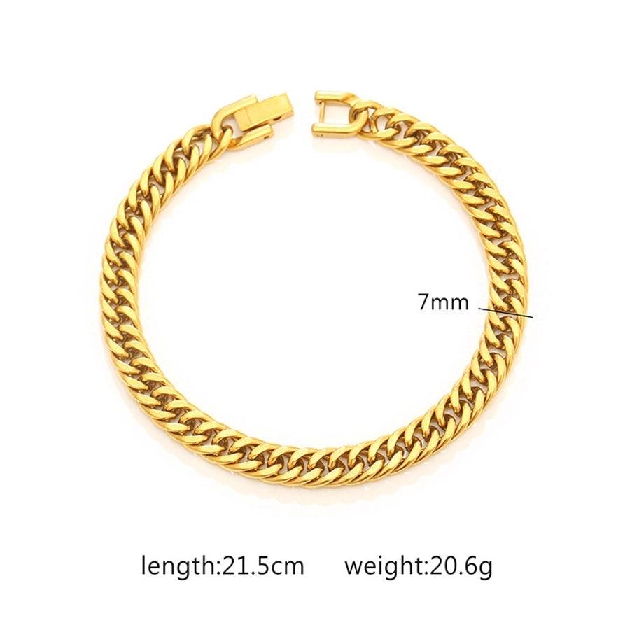 Basic Chain Bracelets [304 Stainless Steel]