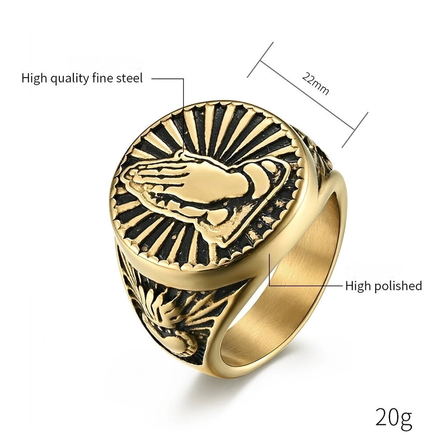 Gesture Ring [304 Stainless Steel 18K Gold Plated]