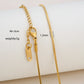 Chain Necklace [304 Stainless Steel,18K Gold Plated]