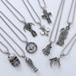 Hip-Hop Retro Streetwear Skull Necklace Pendant [304 Stainless Steel]