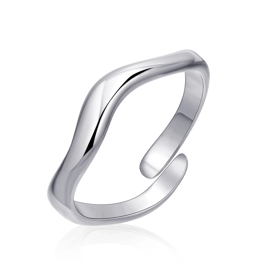 Wavy Ring/Bracelet [Stainless Steel]