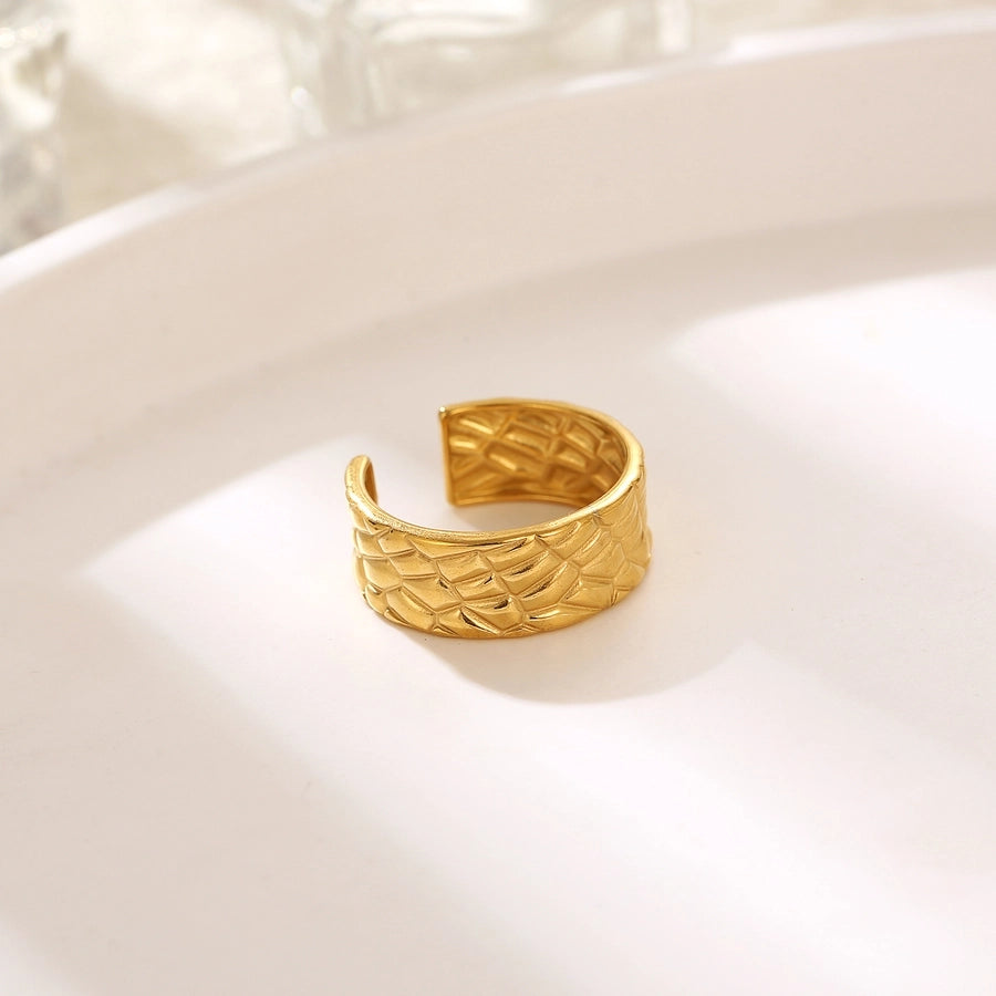 Mix Designs Rings [304 Stainless Steel 18K Gold Plated]