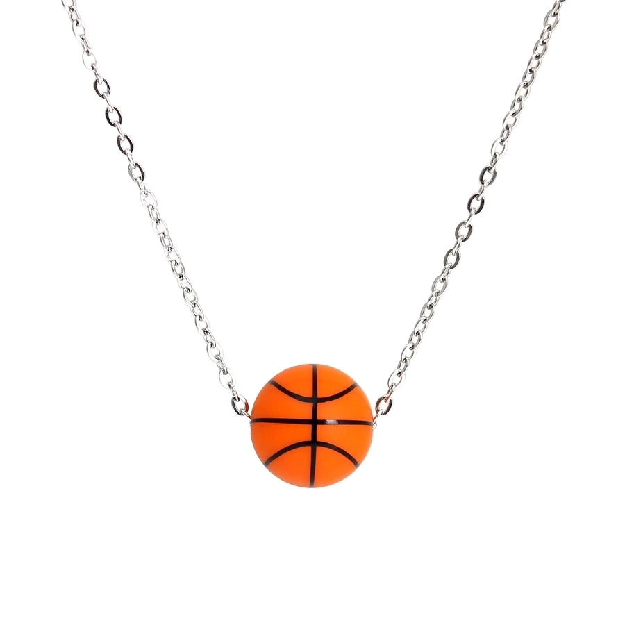 Ball Silica Gel Necklace [304 Stainless Steel]