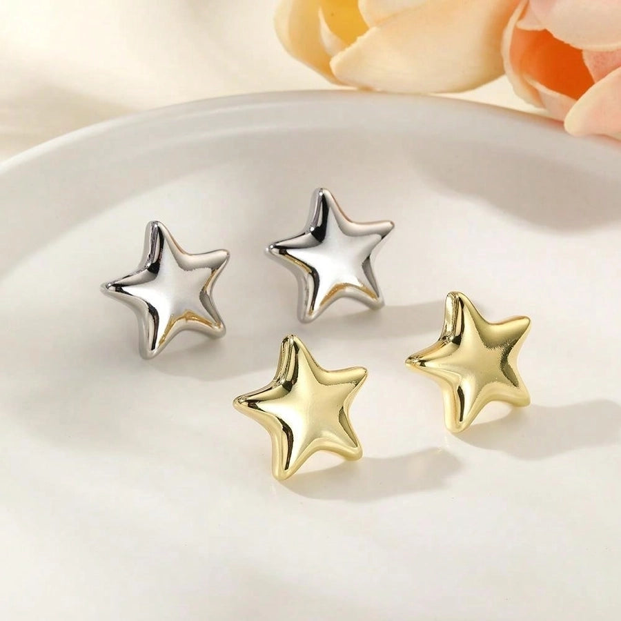 Star Stud Earrings [304 Stainless Steel]