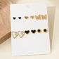 Random Style Earrings Sets [304 Stainless Steel, 14K Gold Plated]