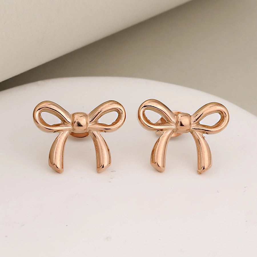 Bow Knot Earrings [304 Stainless Steel]