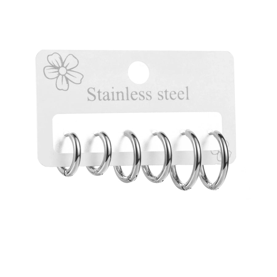 Hoop Earrings Sets [304 Stainless Steel]