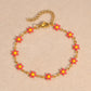 Cherry/Heart/Flower Bracelets [201 Stainless Steel,18K Gold Plated]