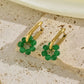 Flower Beaded Earrings [304 Stainless Steel,14K Gold Plated]