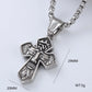 Punk Cool Style Cross Necklace Pendant [304 Stainless Steel]