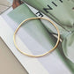 Solid Color Bangle Bracelet  [304 Stainless Steel]