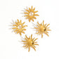 Sun Earrings [304 Stainless Steel,18K Gold Plated]