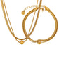 Gold Plated Bracelet/Necklace [304 Stainless Steel,16K Gold Plated]