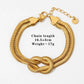 Bracciale/orecchini/collana a nodo casual [acciaio inossidabile 304, oro 16K placcato]