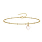 Heart Shape Chain Bracelet/Anklet [Stainless Steel]