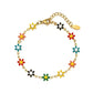 Basic Flower Bracelet [304 Stainless Steel,18K Gold Plated]