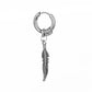 Feather Earrings 1 Piece [Stainless Steel]