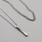 Casual Hip-Hop Solid Color Layered Necklaces [304 Stainless Steel]