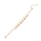 Star Flower Butterfly Enamel Anklet [304 Stainless Steel, 18K Gold Plated]