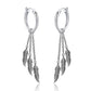 Three Leaf Earrings [Stainless Steel]