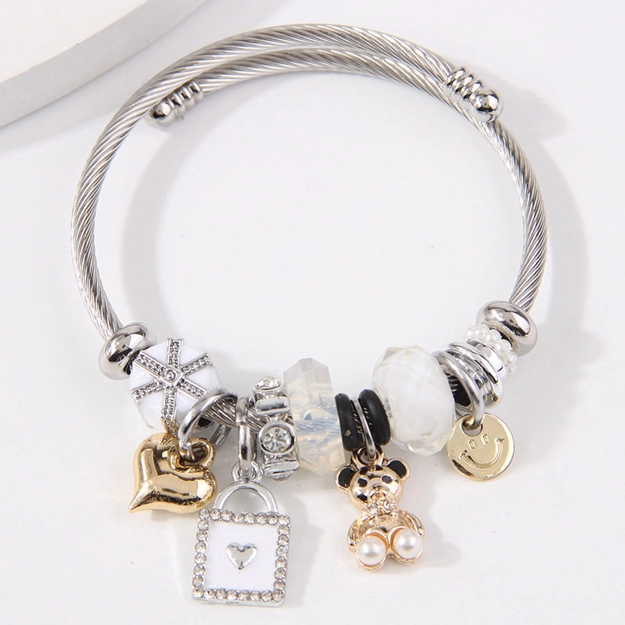 Βραχιόλι Bear Bangle [304 από ανοξείδωτο ατσάλι, κράμα]