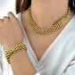 Retro Chain Bracelet/Necklace [304 Stainless Steel,18K Gold Plated]