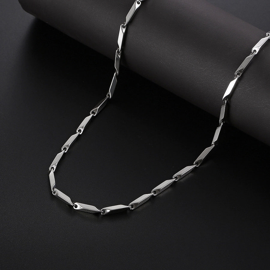 Hip-Hop Solid Color Chain Necklace [304 Stainless Steel]