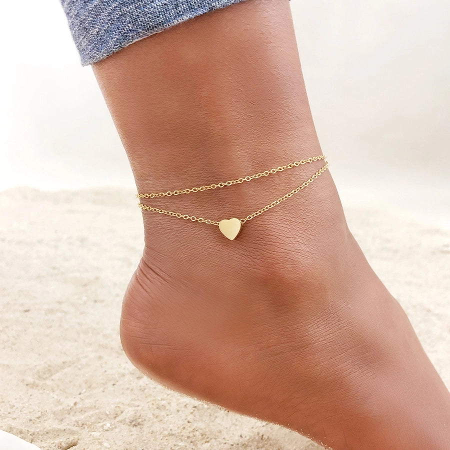 Mix Chain Anklet [201 Stainless Steel]