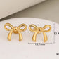 Bow Knot Earrings [304 Stainless Steel]