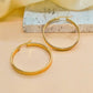 Large Hoop Earrings [304 Stainless Steel, 18K Gold Plated]