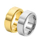 Retro Solid Color Ring [304 Stainless Steel18K Gold Plated]