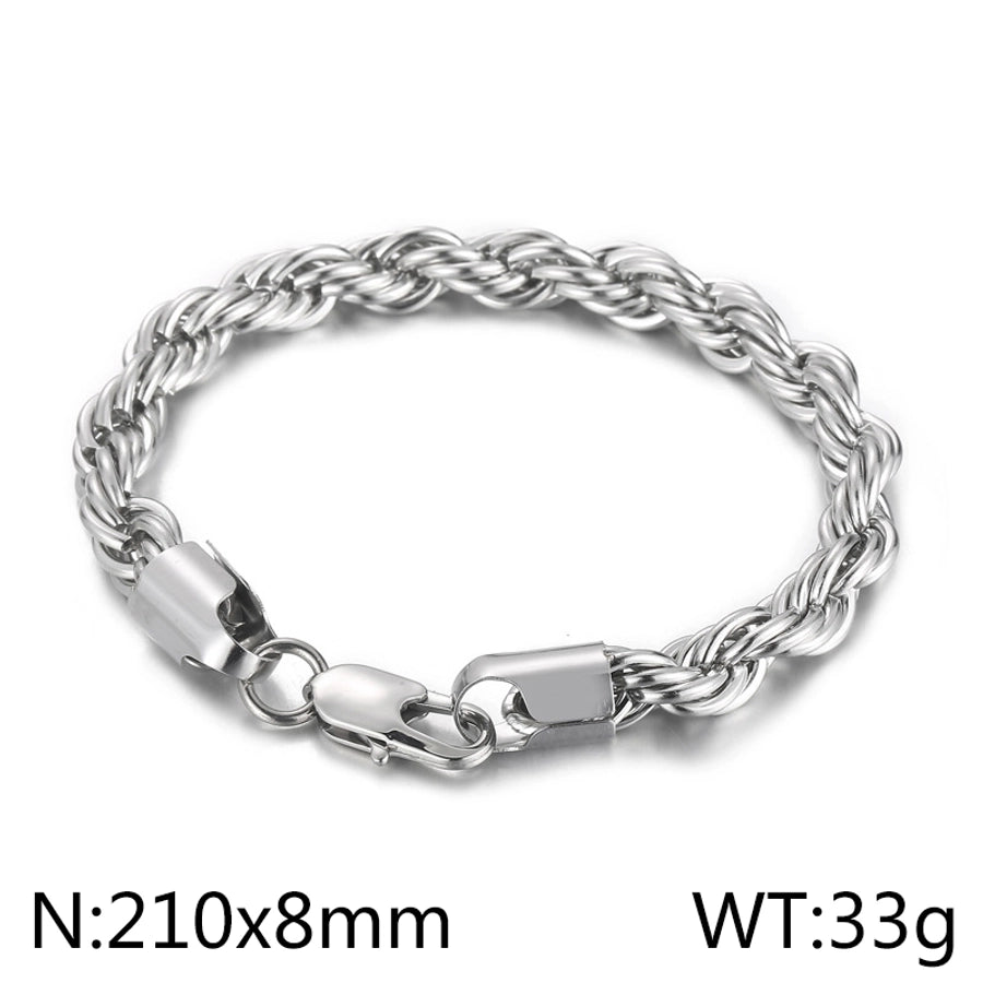 Rebkæde armbånd [304 rustfrit stål 18k guldbelagt]